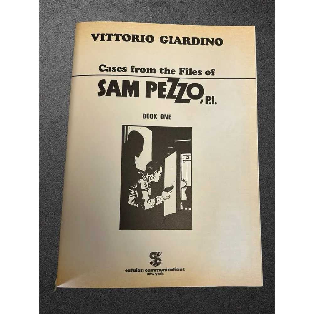 CASES FROM FILES OF SAM PEZZO P.I. BOOK ONE By Vittorio Giardino VF 1987 1st